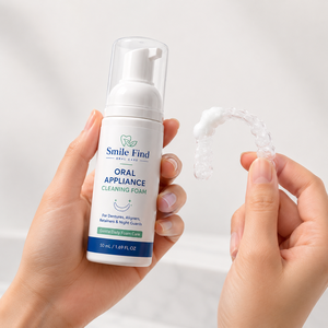 Espuma Limpiadora de Retenedores Personalizada de Smile Find Factory Supplier, Efecto Fuerte para Eliminar Manchas, Limpiador de Alineadores <span class=keywords><strong>Invisalign</strong></span>, Mousse - Product Image 1