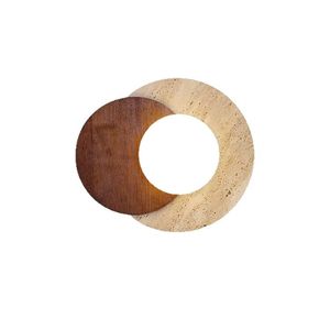 瓦比-萨比石灰华壁灯-入口通道、卧室创意装饰墙和设计师空间的艺术简约灯 - Product Image 6