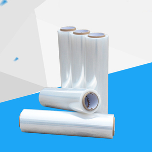 Produttore vendite dirette <span class=keywords><strong>18</strong></span> Micron pellicola elasticizzata e Ultra grande Volume LLDPE pellicola di avvolgimento 50cm di larghezza morbido e a prova di umidità - Product Image 4