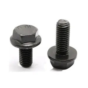 carbon steel M6 M8 M10 10.9 grade outer hexagonal flange bolt for automobiles