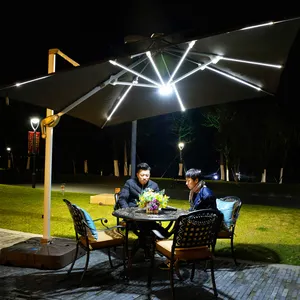 Vente en gros de luxe Socle Dream Patio Sun Garden Parasol Meubles de mariage en plein air de luxe en stock pour les hôtels et les espaces extérieurs - Product Image 1