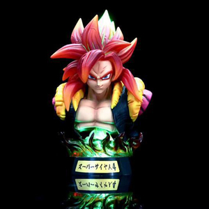 Jouets en résine PVC personnalisés de haute qualité Action & toy <span class=keywords><strong>Super</strong></span> <span class=keywords><strong>Saiyan</strong></span> nouveau style buste toutes <span class=keywords><strong>les</strong></span> sept couleurs glow anime figurines DBZ Gogeta - Product Image 5