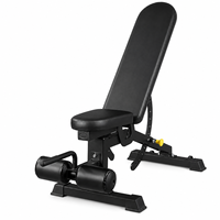 Banc de musculation multifonctionnel pliable et réglable noir Kepler K1777066, capacité de charge maximale 400 kg – Meilleure vente