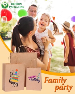 Bulk Pack Kraft Paper Shopping Bags with Handles Bulk Pack Kraft Paper Shopping Bags with Handles