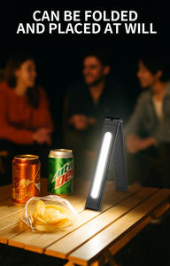 Lampe torche portable mini 20*COB RGB USB-C 300 lumens, 8 modes, lampe de travail, lanterne de poche, faisceau large avec aimant, règle, outil - Product Image 6