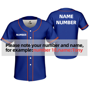 ベスボールユニフォーム sweat-absorbent quick-drying excellent sublimation print male sportswear design 2020 customize - Product Image 4