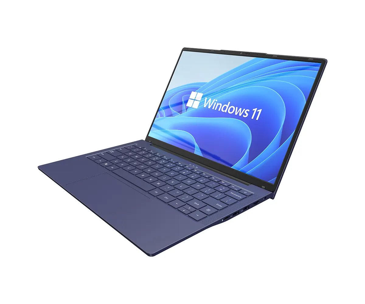 Laptop 14 inci OEM Windows 11 Intel Core I3 RAM 8G 128G 256G SSD komputasi Laptop bisnis sekolah rumah