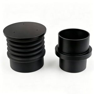 Buse en silicone noir de luxe personnalisable et écologique, à rétention nulle, pour Eureka Atom, doseur simple, certifiée LFGB pour le café - Product Image 2