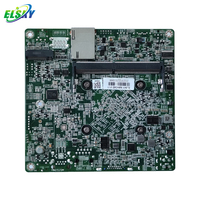 ELSKY NANO4E NANO-ITX 120x120mm Mendukung Intel Gemini Lake J4125 Motherboard Mendukung Windows 11 EDP LVDS DDR4 NGFF M.2 NVME 2xLAN