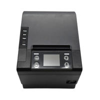 Impresora Térmica POS en la Nube con Wifi, Ethernet y Bluetooth de 80mm, Impresión Remota de Alta Velocidad y Pantalla a Color con Indicador de Estado