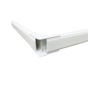 Conduits de câbles de câblage en PVC Chemin de câbles électriques en plastique Goulotte de câbles réseau décorative en PVC Couvercle transparent <span class=keywords><strong>blanc</strong></span> OEM - Product Image 2