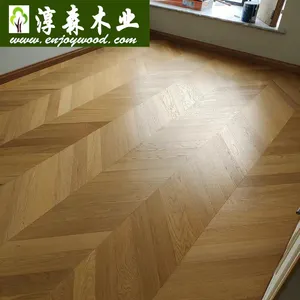 Pavimenti in Parquet Chevron rovere ingegnerizzato colore grigio naturale Chevron pavimenti in legno a spina di pesce pavimenti in Parquet a lisca di pesce