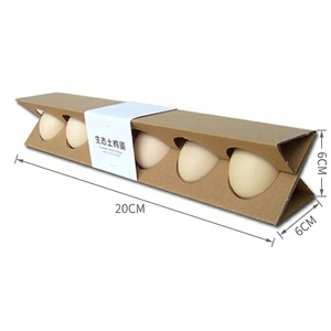 Individuell bedruckte personalisierte design umweltfreundliche biologisch abbaubar ei karton verpackung - Product Image 3