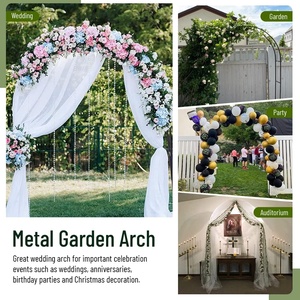 <span class=keywords><strong>Treillis</strong></span> d'arche <span class=keywords><strong>de</strong></span> jardin en métal vert armée décoratif pour fête <span class=keywords><strong>de</strong></span> mariage en plein air Oniya pour plante grimpante - Product Image 4