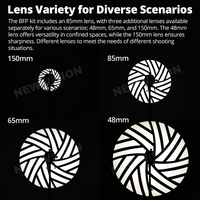Accessoire de projecteur LED Blp Bfp avec monture Bowens, condenseur de lumière pour la photographie, objectif de projection, modificateur d'effets artistiques spéciaux