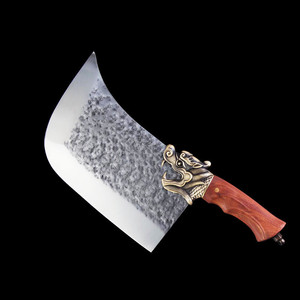 Cinese Longquan patrimonio culturale immateriale artigianale forgiatura osso coltello da taglio coltello speciale da macellaio - Product Image 3