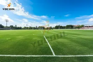 Césped artificial de fútbol verde muestra gratis