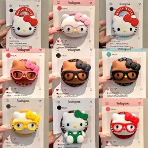 Bonita silicona 3D para Princess Compatible MagSafe soporte magnético fuerte adherencia retráctil <span class=keywords><strong>Airbag</strong></span> de escritorio - Product Image 3