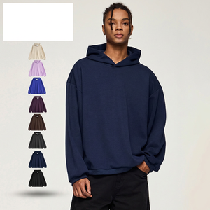High Quality Hooded Thin Hoodie 2026 Spring New Simple Solid Color Trendy Brand Loose Top Jacket - Product Image 1