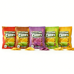 Custom Printed Edible Snack Food Packaging Pillow Pouches Empty Plastic Aluminum Foil Mylar Potato Banana Chip <b>Bags</b> - Product Image 2