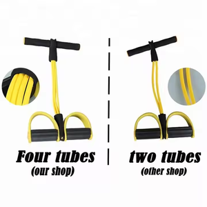 Attrezzatura da allenamento per palestra di casa 4 bande di resistenza per tubo TPE attrezzo per pedali da ginnastica Sit-Up tirare le fasce elastiche per Yoga <span class=keywords><strong>Pilates</strong></span> - Product Image 3