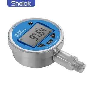 Shelok negatif vakum Mini 300Bar biyoga bitki basınç göstergesi için su vanası 100 Bar benzin dizel basınç ölçü testi kiti