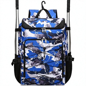 Sac à dos de sport Roziv pour équipe professionnelle de baseball, couleur unie, grande capacité, construction robuste en polyester - Product Image 1