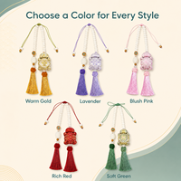 Porte-clés pendentif de sac mignon en gros avec sangle élégante pour sac à main de créateur et sac fourre-tout de luxe