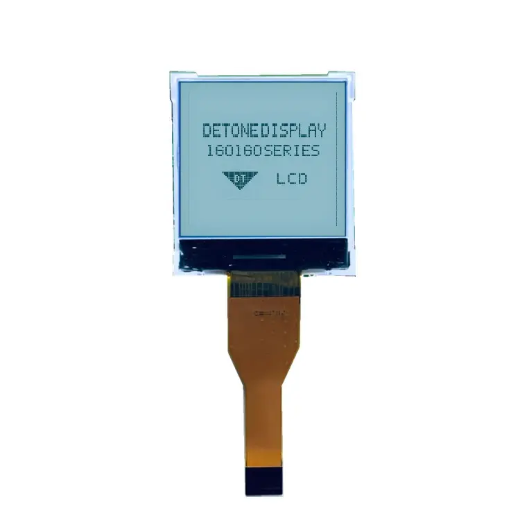 Minus 40 Derajat 160X160 Driver LCD IC ST75161 Tipe FSTN-GREY Antarmuka SPI 160160 Modul Layar Tampilan LCD