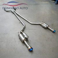 Sistem Knalpot High Flow DM untuk Infiniti G35 Sedan (RWD) 3.7L dengan Pipa Depan+Mid Tail dan Infiniti G35x AWD 3.5L VQ35HR Sedan Empat Pintu 3.5L