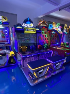 Machine de jeu de tir à deux joueurs à monnayeur avec tickets de loterie, grand équipement de divertissement pour enfants, vente directe fabricant - Product Image 2