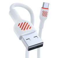 Câble USB-A vers Type-C de 1 m, 1,5 m, 2 m avec conducteur en cuivre étamé, charge rapide 3A-5A pour téléphones portables, ordinateurs et appareils photo