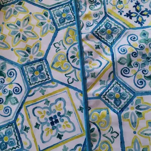 Nappe en pvc étanche à motifs méditerranéen, résistant à l'eau, mélange de style marocain