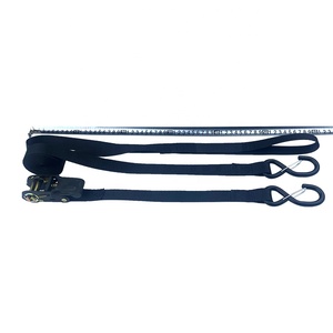 Juego de amarre de trinquete de 1 pulgada con 4 bucles suaves 4 correas de carga con mango de goma con ganchos en S de bloqueo de seguridad - Product Image 5