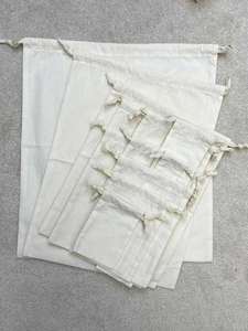 Eco-Friendly <b>Canvas</b> Skincare Cosmetic Storage Pouch Custom Logo Printed White Cotton <b>Canvas</b> Gift Makeup Packaging <b>Drawstring</b> <b>Bag</b> - Product Image 6