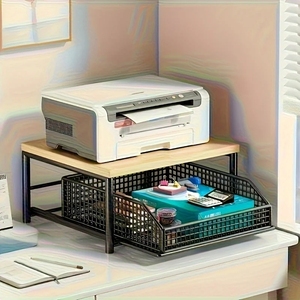 Organizador de Cocina Clásico de Plástico para Ahorrar Espacio, Cesta de Alambre Apilable/Desmontable para Cafetera y Utensilios - Product Image 5