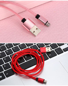 Cáp Dữ Liệu Sạc Nylon 2M Cho Iphone Cáp Sạc Nylon Type-C Cáp Dữ Liệu Bện 1 M Cho Android Sạc Nhanh Siêu Nhỏ - Product Image 5