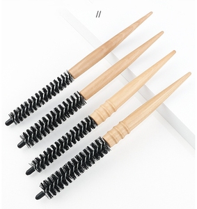 Peine de raíces peludas para el hogar directo de fábrica para uso de mujeres en flequillo peine de rodillo de madera para peinar el cabello - Product Image 3