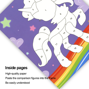 Best-sellers personnalisés pour enfants de 3 ans, comprenant des autocollants, des livres <span class=keywords><strong>à</strong></span> colorier, reliure spirale, couverture souple, impression offset - Product Image 6