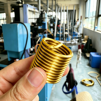 Cadmium Plated Wire Thread Insert Ideal Choice for Thread Reinforcement of Cast Iron Assemblies Wire Insert Thread