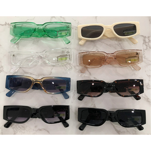 Sunway Eyewear Fashion Personality Trendy Small Square Frame Men Womens <b>Sunglasses</b> - Product Image 1
