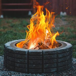 Hot Sales <b>Fire</b> <b>Pit</b> Ring, Firepit Ring for Camping, <b>Wood</b> <b>Burning</b> <b>Fire</b> <b>Pit</b> for Outside,Yard,Garden,Outdoor Fireplace - Product Image 6