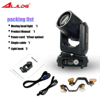 Projecteur à faisceau mobile 14R 295W, double prisme, éclairage de scène professionnel, DMX512, DJ, discothèque, mariage, équipement d'éclairage