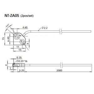 5mm רחב מערך thrubeam דגם מעביר סיבי יחידה FU-A05 - Product Image 2