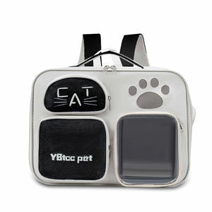 Рюкзак для домашних животных с принтом логотипа на заказ, модная сумка-Кроссбоди для кошек и собак, складная сумка через плечо с функцией переноски - Product Image 6