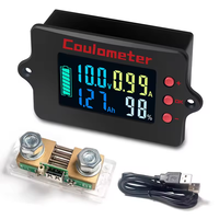 PZEM-037 haute précision USB 100A Shunt LCD testeur de batterie à affichage numérique pour compteur de capacité de batterie au Lithium pour voiturette de Golf