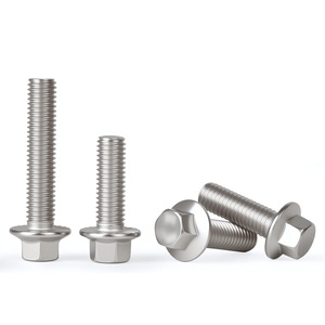 Pernos hexagonales de brida de acero inoxidable 304 M5 M6 M8 Clase 8.8 Estándar Nacional Pasivados - Product Image 3