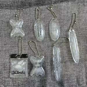 Custom With Metal Ball Chain <strong>Down</strong> Velvet Plastic Seal <strong>Inflatable</strong> Cartoon Pvc Air <strong>Down</strong> Feather Elastic Hang <strong>Tag</strong> Iron on Clothes - Product Image 2