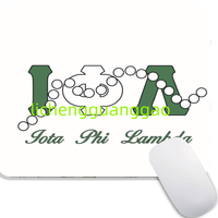 Tapis de souris carré personnalisé Chi Eta Phi Sorority, conception de tapis de souris personnalisé, base en caoutchouc antidérapante, tapis de souris pour ordinateur