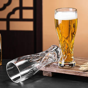 Nouveau design de <span class=keywords><strong>verre</strong></span> à bière classique de haute qualité sans plomb en relief Pilsner tasse en <span class=keywords><strong>verre</strong></span> à bière - Product Image 4